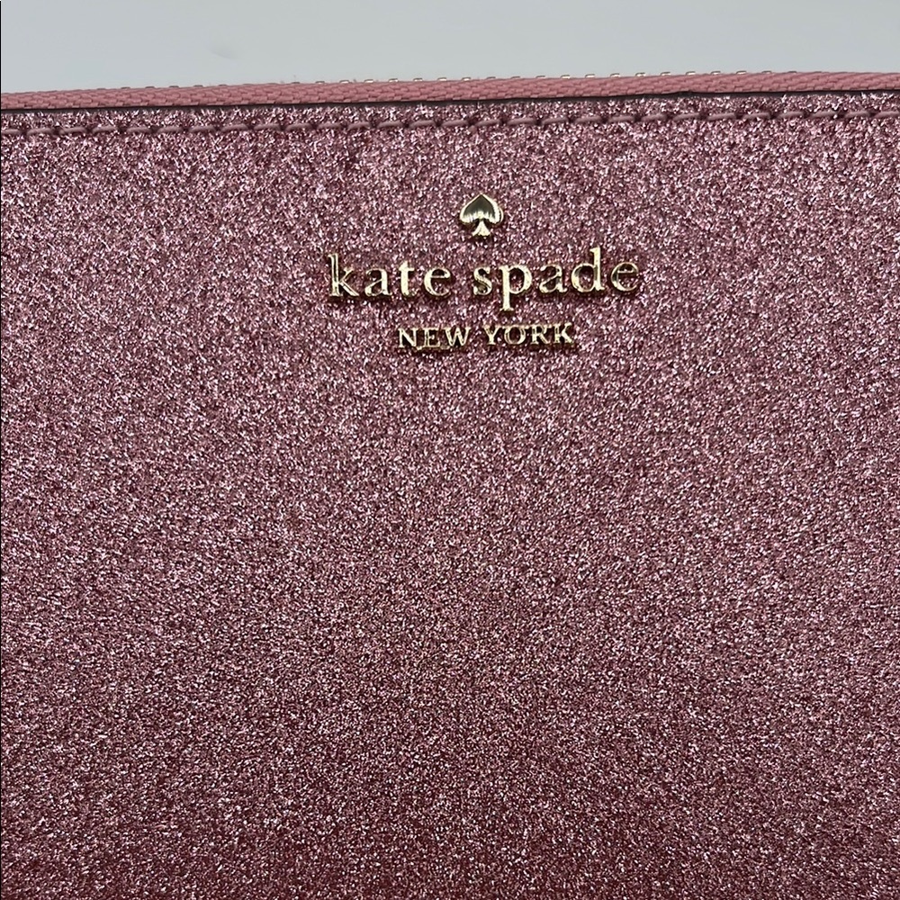 kate spade Pink Glitter Wallet - Picture 2 of 7